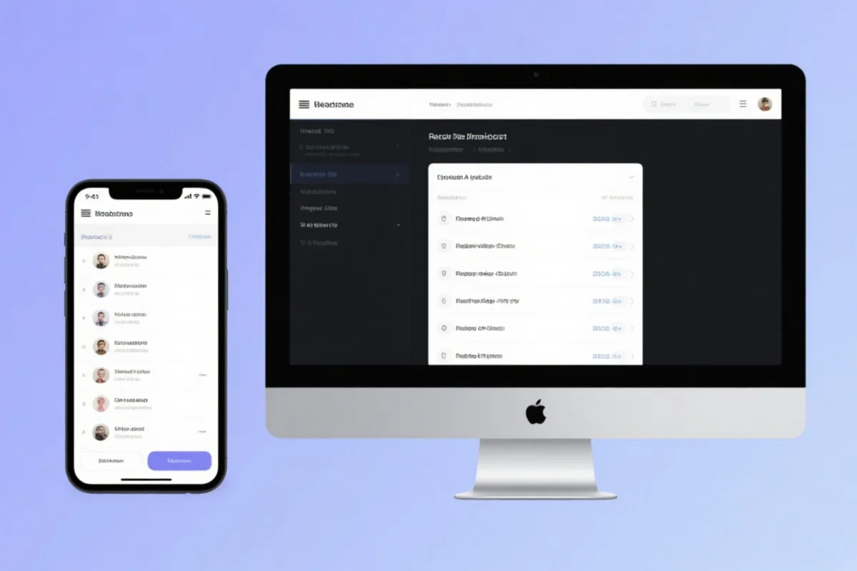 移动端与桌面端查询示意